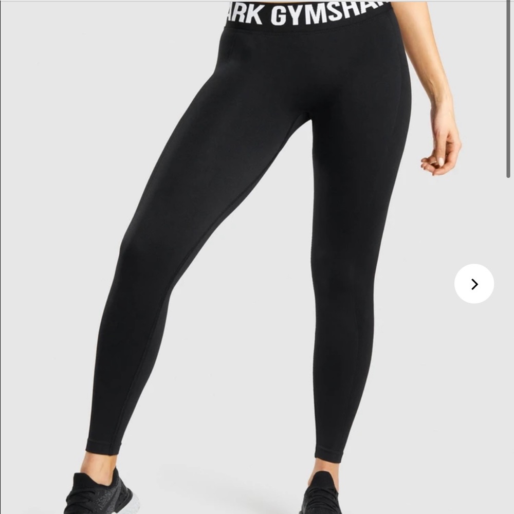 Gymshark Black High-Waisted Leggings